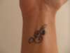 Musical "L" & Loveheart tattoo