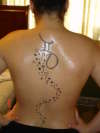 My wifes back tattoo