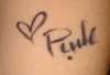 P!nk Signature tattoo