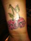 Skull Cherries tattoo