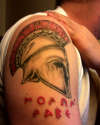 Spartan Helmet tattoo