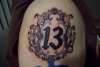 The finished cover up redo tattoo