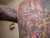 perrys back &arm tattoo