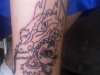 this is the outline i tattooed on my bros arm
