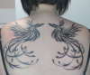 Back Phoenix's tattoo