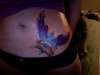 Cross with wings tattoo