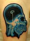 Homer Simpson X-ray tattoo