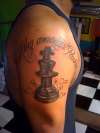 King amongst Pawns tattoo