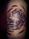Peony tattoo