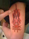 Pinstripe tat tattoo