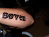 SEVEN tattoo