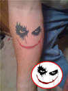 Simple Joker tattoo