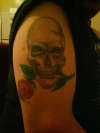 Skull and Rose tattoo