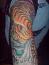 Tiger Half Sleeve tattoo