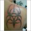 Tribal Bioharzad tattoo