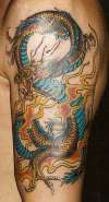 color dragon tattoo