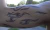 Flames tattoo