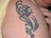 Tribal Flowers tattoo
