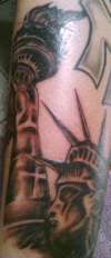 lady liberty tattoo