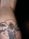 left calf tattoo
