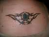 on my back..the newest one.. tattoo