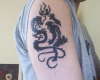 shaolin tribal tiger dragon tattoo