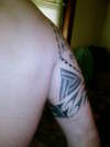 Back of arm tattoo