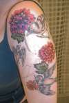 Birds & Flowers (session 3: flowers/leaves) tattoo