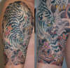 Blue Tiger tattoo