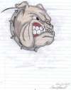 Bulldog tattoo