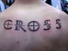 CROSS tattoo
