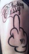 Fucking Classy tattoo
