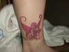 Fuscia Fairie tattoo