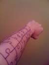 LEFT ARM PUZZLE tattoo