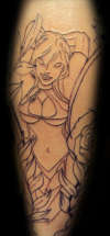 Lady Death tattoo