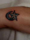 Moon ans Star tattoo