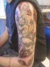 My Half Sleeve aka Work In Progress tattoo