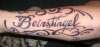 My Last Name tattoo