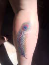 Peacock Feather tattoo