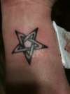 Pentagram tattoo