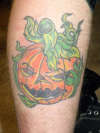 Pumpkin tattoo