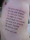 Rib Piece tattoo