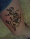 Sailor girl Pinup tattoo