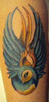 Swallow tattoo
