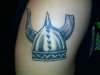 Viking Helmet tattoo