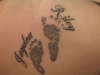 baby feet tattoo