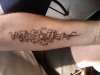 black ink tattoo