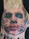 heath ledger (joker) tattoo