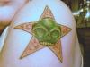 Green Skull tattoo