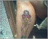 Retro Boxing Chick tattoo